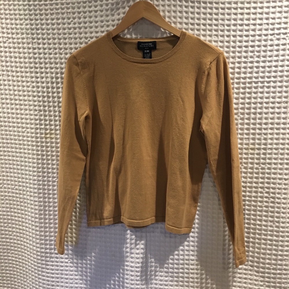 Jones New York cotton blend sweater